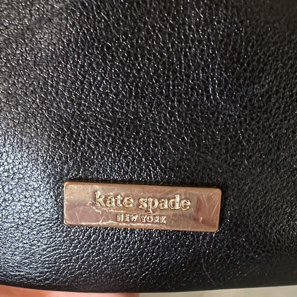 Kate Spade Black Leather Crossbody Bag with Bow Detail - Picture 3 of 8